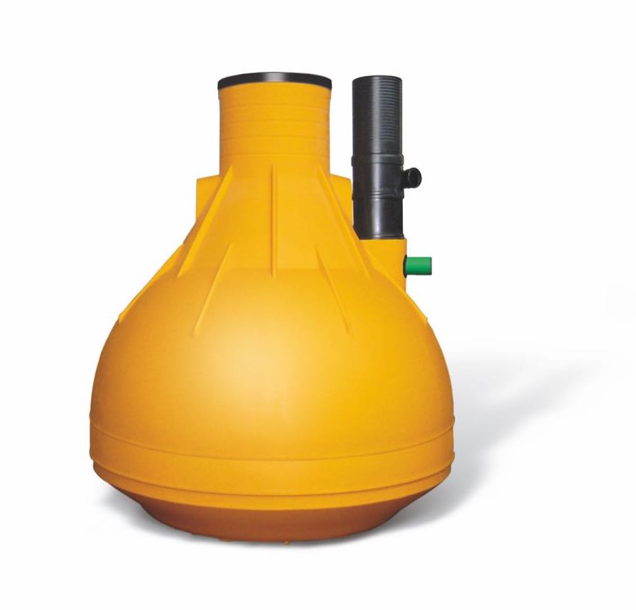 Conjunto de depósito de água da chuva WISY com WFF 100 Conjunto de depósito de água da chuva WISY com WFF 100