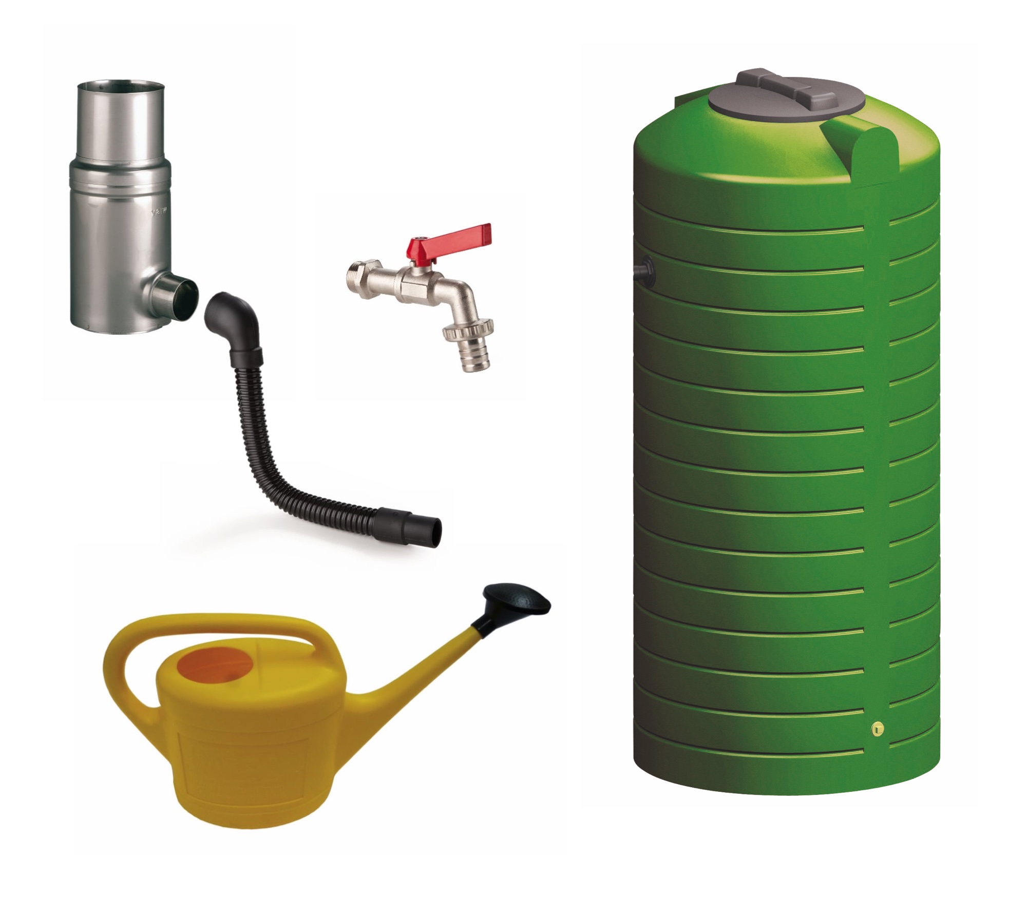 gruenes Garten-Regensammler-Set von WISY