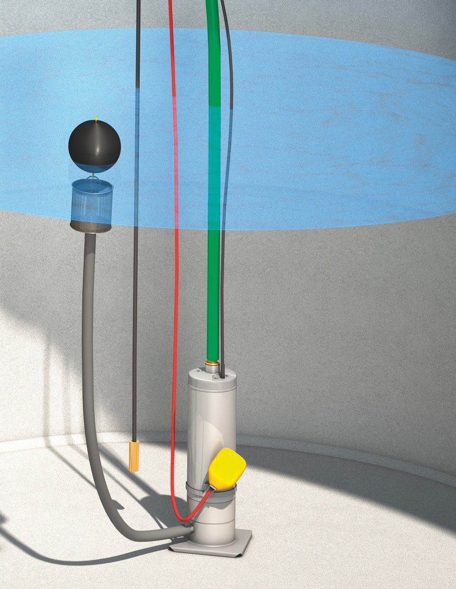 Ausschnitt Ansaugfilter mit Unterwasserpumpe Ausschnitt Ansaugfilter mit Unterwasserpumpe