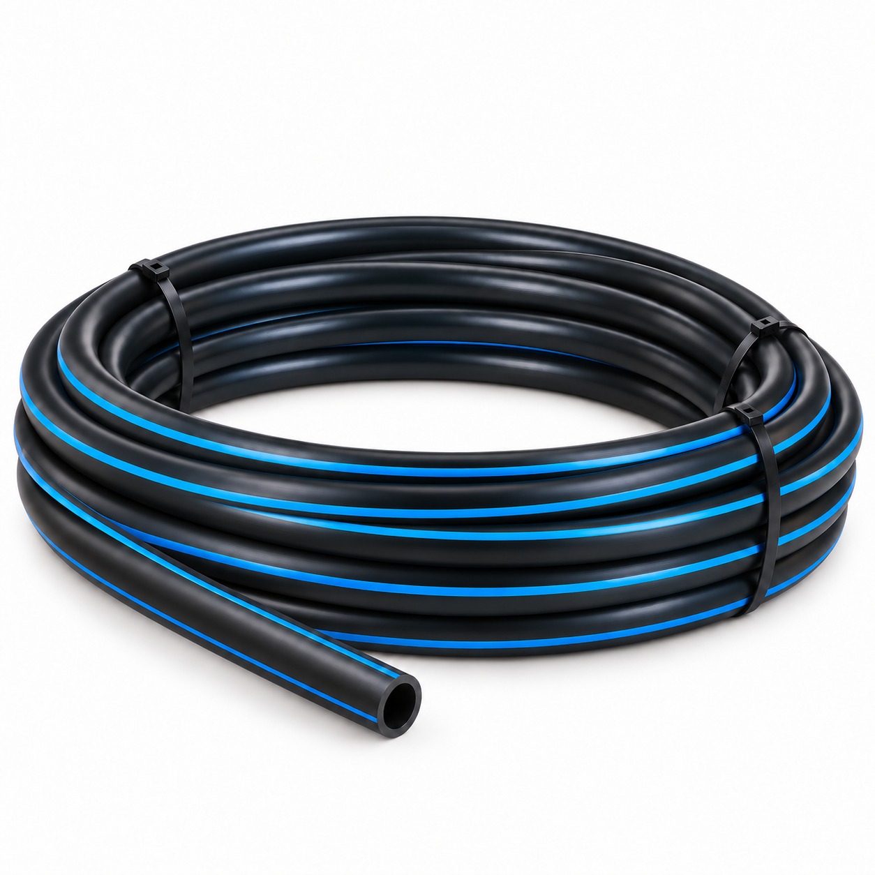 PE-Druckrohr 32 mal 3,0 mm als 25-Meter-Rolle