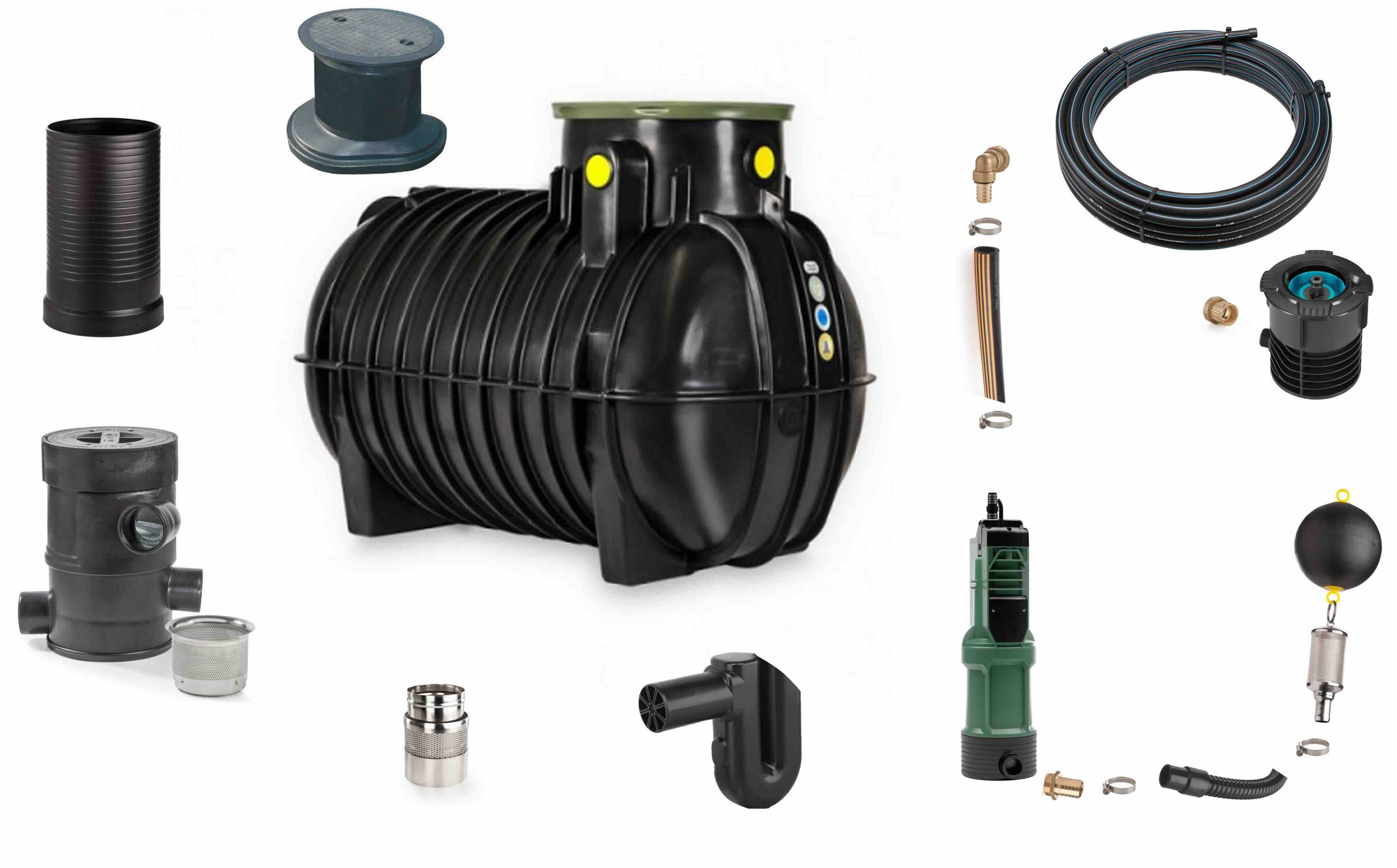 4.000 l RTMO - Komplettanlage Garten