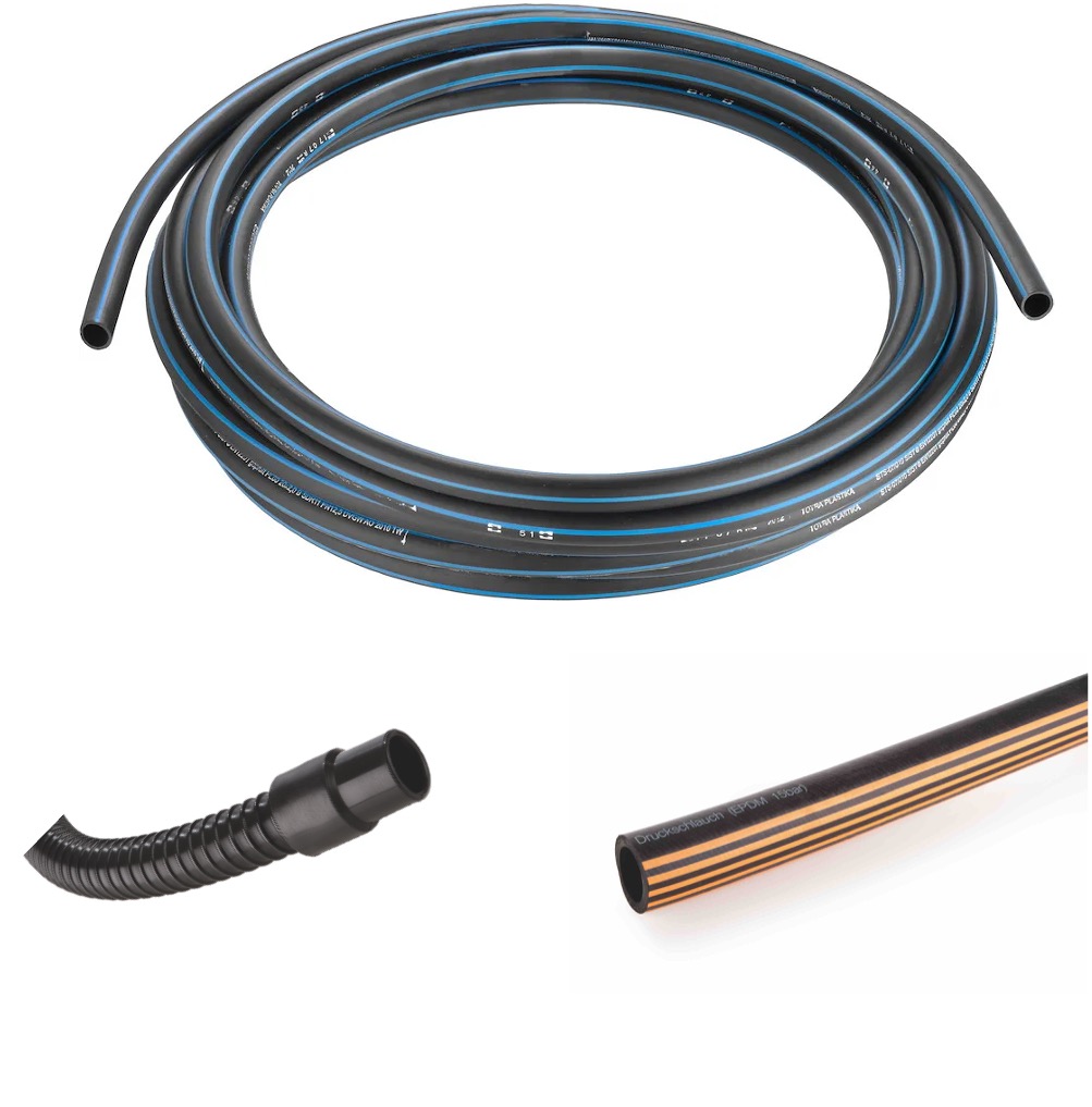 Schläuche und PE-Rohr