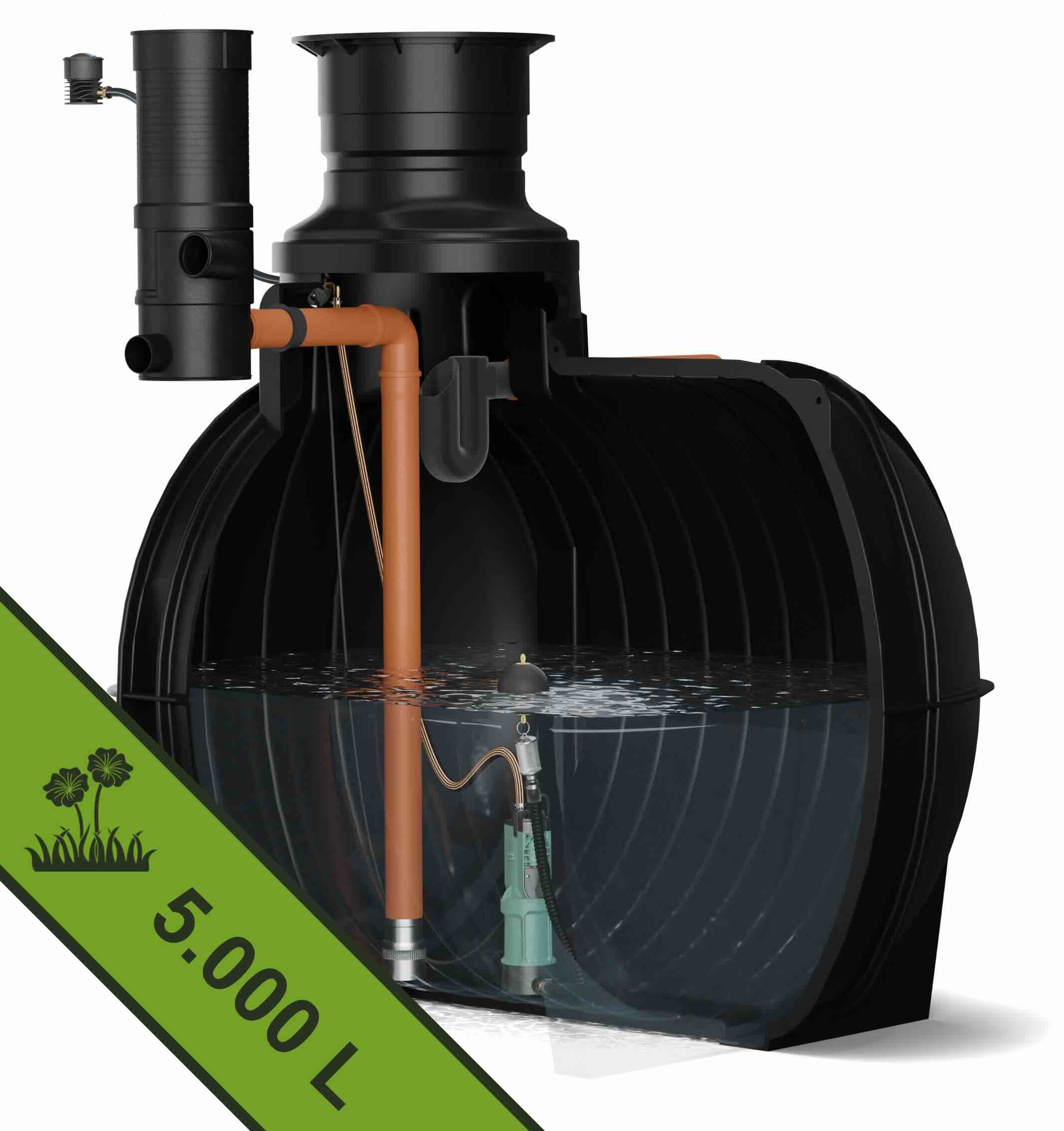 5000 l RTMO Komplettpaket Garten