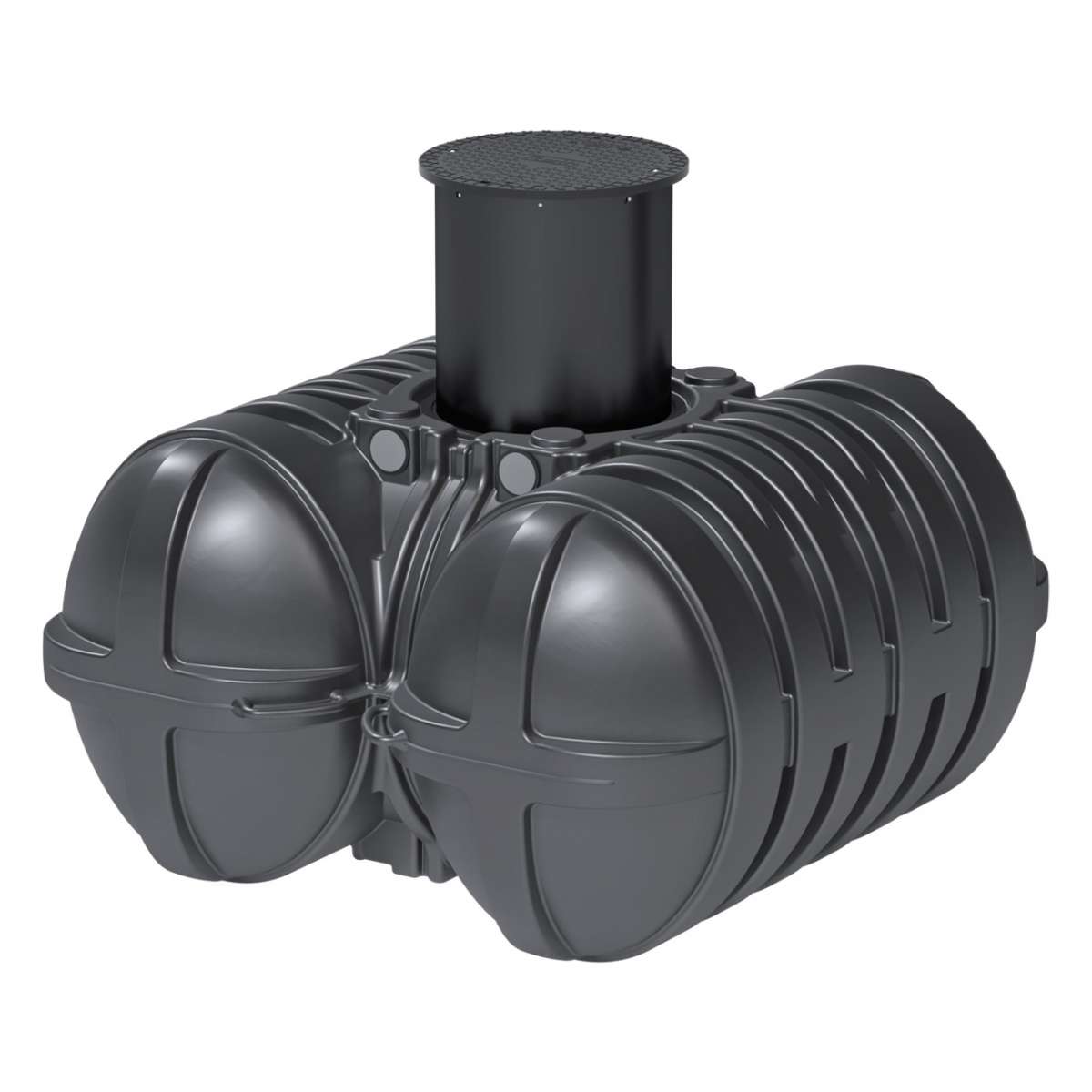 5,000 升Twinbloc 扁平储水箱，实现雨水的高效利用