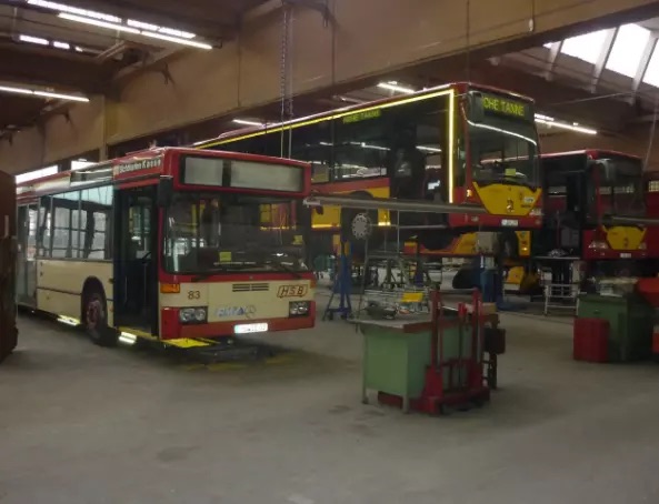 Waschanlage für Busse Hanau