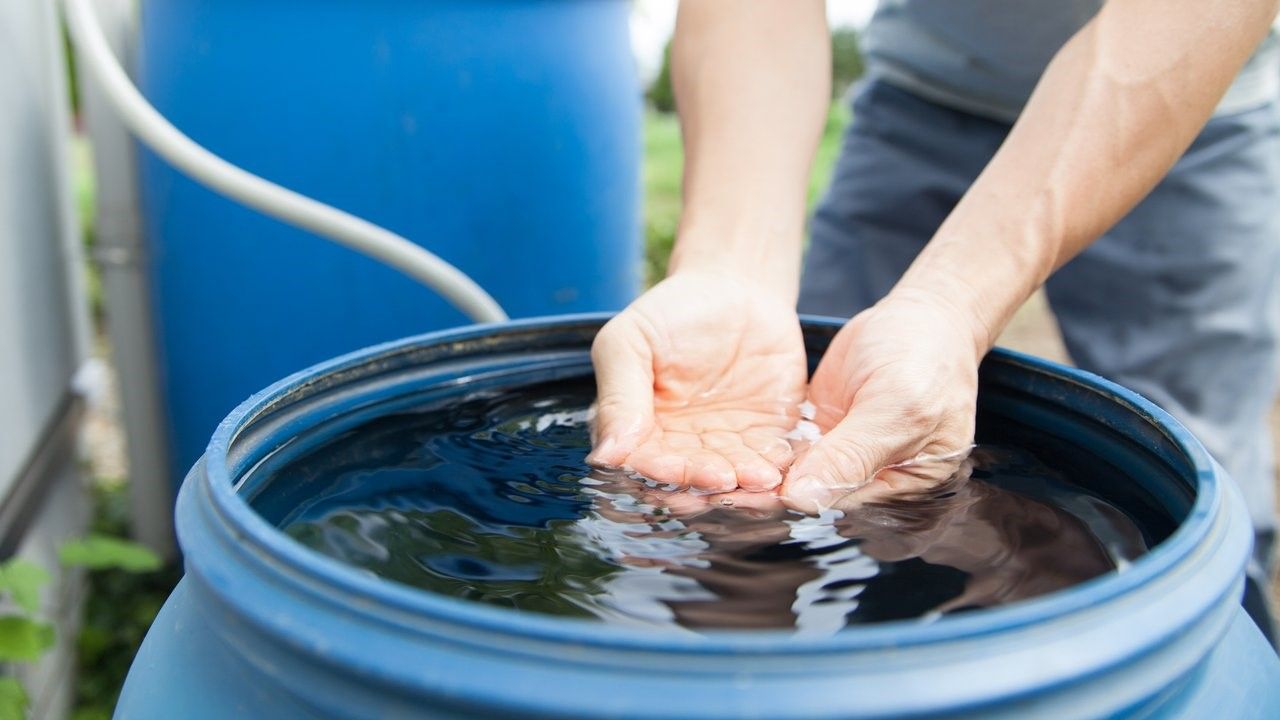 Linxor Serbatoio Pieghevole Acqua Piovana 200 L – Raccolta Pioggia Con Rubinetto, Resistente UV - 6
